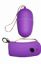 remote controlled vibrating egg-purple